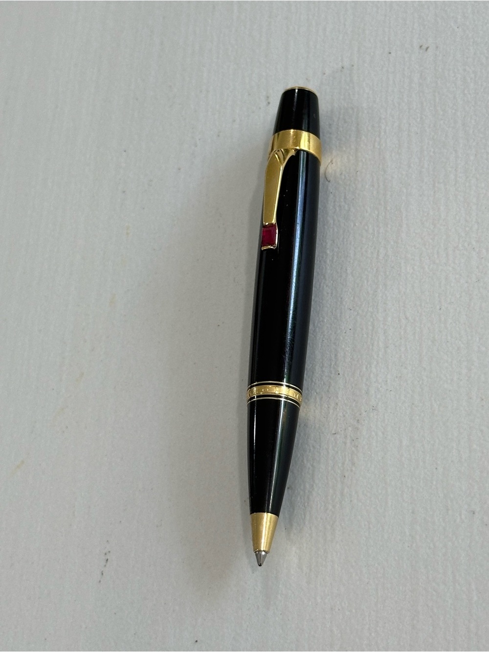Montblanc Black and Gold Ballpoint Pen